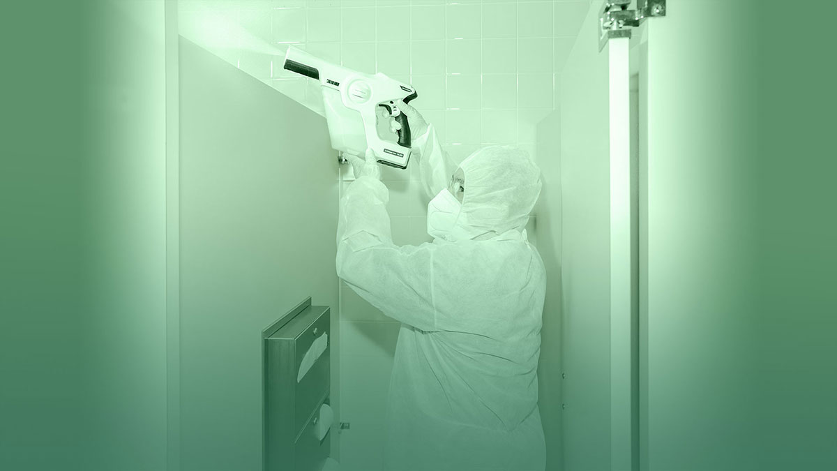 Does Your Commercial Janitorial Provider Use an Electrostatic Sprayer?