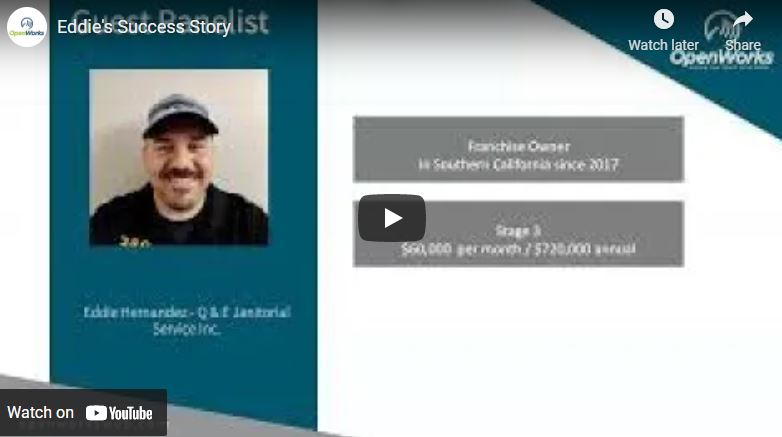 OpenWorks Franchise Owner: Eddie Hernandez