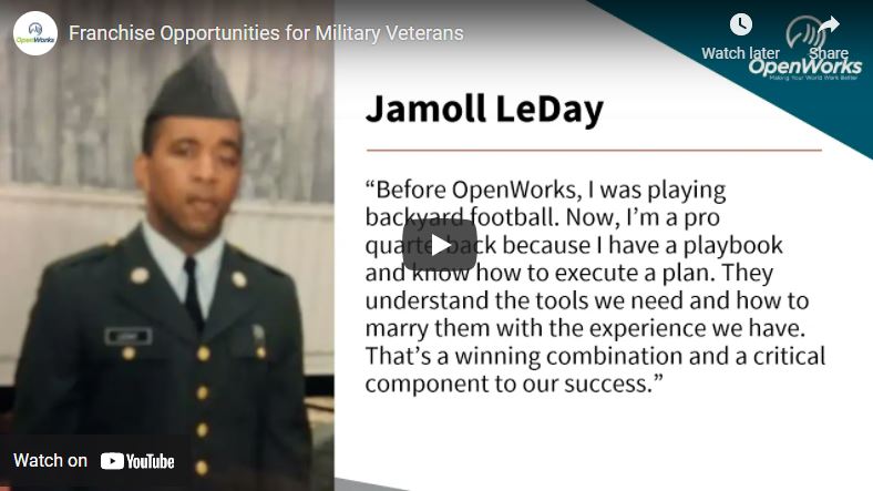 OpenWorks Franchise Owner: Jamoll LeDay